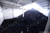 Закрытый угольный склад твердотопливной котельной