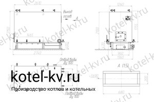Чертеж котла КВ-0.93 РПК